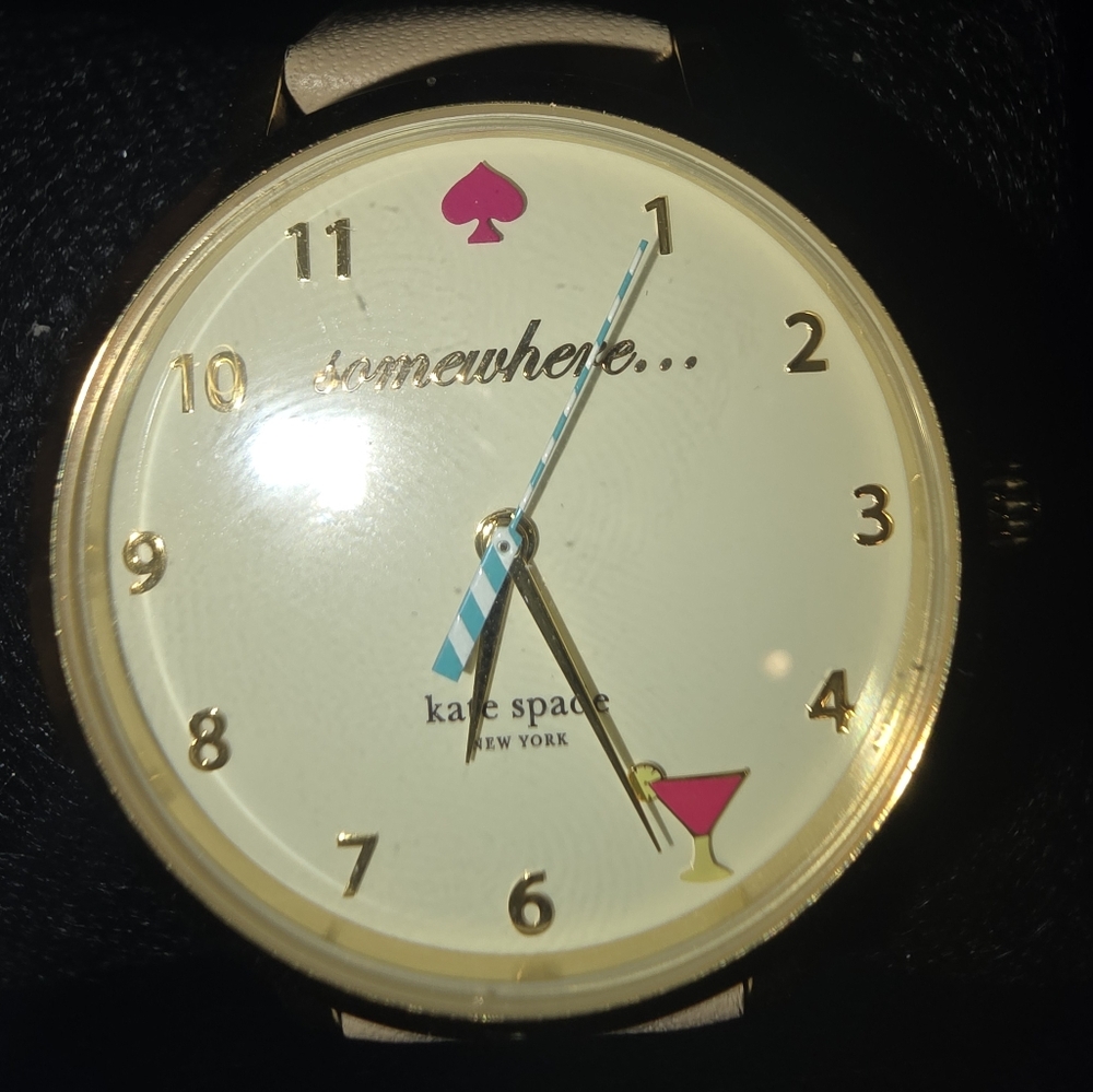 kate spade Gold and Cream Watch Elegant Accessory